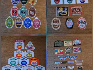 35 ETIKETTER fra FAXE BRYGGERIER + andre 