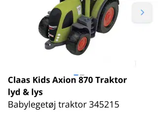 Claas traktor med lyd og lys