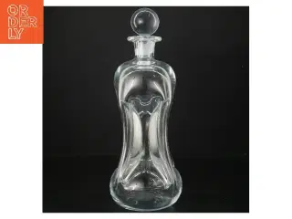 Glas karaffel med prop (str. 31 cm)