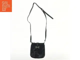 Lille sort skuldertaske (str. 18x21 cm)