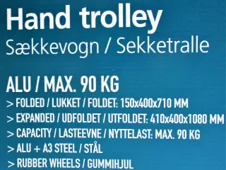 Perfekt Gave ! - Sammenklappelig bagagesækkevogn