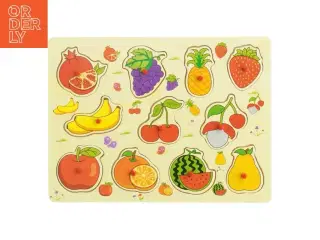 puslespil med frugtmotiver (str. 30 x 22 cm)