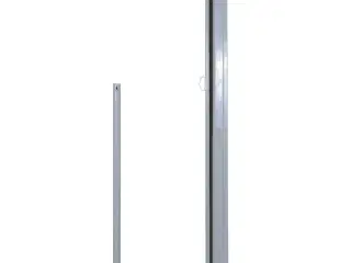 Sammenrullelig sidemarkise 160 x 500 cm sort