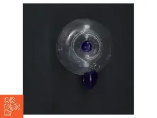 To glas kander med blå kant fra Guidlum (str. 11 cm. og 8 cm)