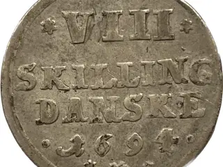 8 Skilling 1694 Glückstadt