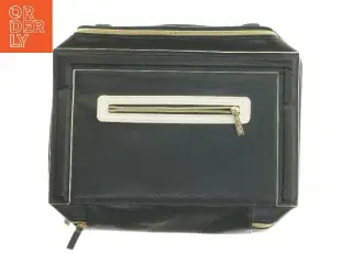 Rektangulær stor make-up pung med lynlåse (str. 35x30,5 cm)