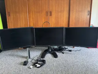 GAMER skærme 3 stk