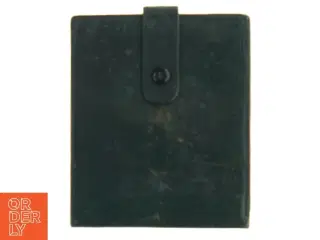 Sort læderpung (str. 12x10 cm)