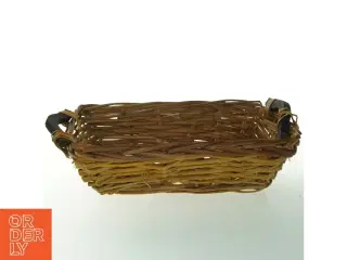 Rektangulær flettet kurv (str. 27x13 cm)