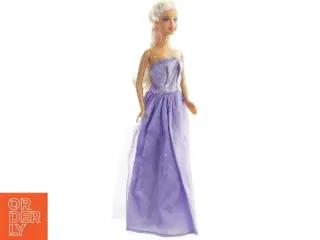 Dukke med lilla kjole fra Barbie (str. 31 cm)