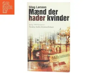 Mænd der hader kvinder af Stieg Larsson (Bog)