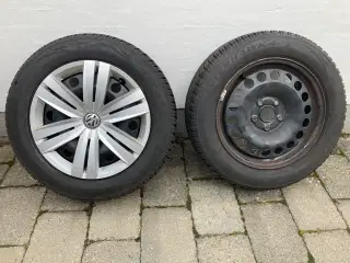 Vinterhjul, komplet sæt med firestone winterhawk 4