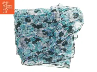 Blomsterprint tørklæde (str. 42x180 cm)