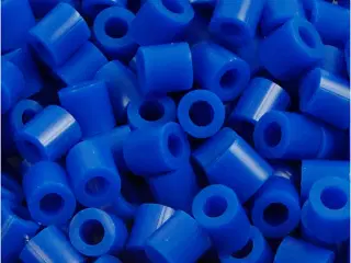 Rørperler, str. 5x5 mm, hulstr. 2,5 mm, medium, mørk blå (32232), 6000stk./ 1 pk.