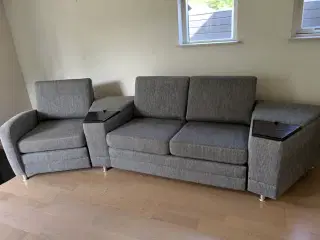 Sofa og læbestol