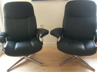 ny stressless consul på cross stel og sortbejset t