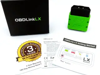 OBDLink LX Bluetooth Original for PC & Android, udviklet i USA nu i nyeste version.