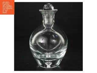 Glas karaffel  (str. H. 17 cm. ø. 11 cm)