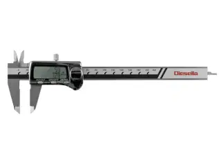 Digital Skydelære 0-200x0,01 mm med brøkfunktion og kæbelængde 50 mm