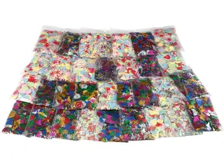 Multi pailletmix, str. 7-30 mm, ass. farver, 32x25g/ 1 pk.