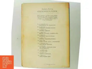 Stjernestunder af Stefan Zweig (Bog)
