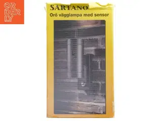 Udendørs væglampe med sensor fra Sartano (str. 22 cm)