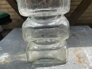 Lysestage / vase glas , Riihimäen