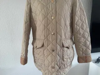 Burberry quiltet jakke – beige, næsten som ny