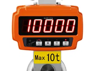 Kranvægt – 10.000 kg / 2 kg – LED – digital