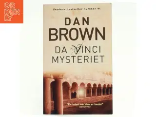Da Vinci mysteriet af Dan Brown (Bog)