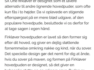 Helt ny Butterly hovedpude 