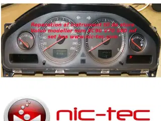 Volvo XC90 S80 V70 S60 mf. Speedometer / Kombi instrument rep