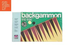 Backgammon spil (str. 33x19,5 cm)