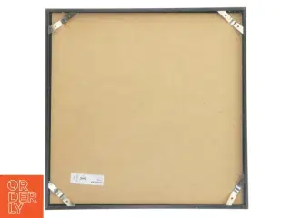 Kvadratisk sort billedramme fra IKEA (str. 33x33 cm)