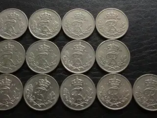 25 ører 1948-1960, 1960-1967, 1966-1972 komplette