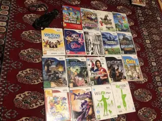 Wii spil, flere forskellige