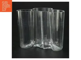 Glasvase fra Alvar Aalto (str. 14x12 cm)