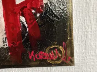 Maleri horror signeret 60x80 cm