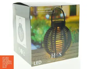 Solcelledrevet LED lanterne fra H&S (str. 21 cm)
