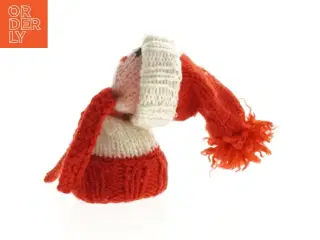Håndstrikket nisse (str. 11 x 5 cm)