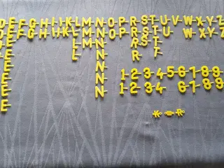 Bogstaver og tal til leg