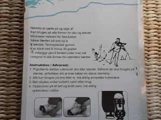 Nye såler med pigge str L / 39-46 i org. emballage