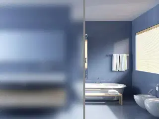 Vinduesfolie 0,9x5 m PVC matteret grå