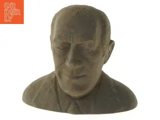 Spare mand buste fra Bikuben (str. 18x21 cm)