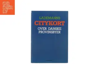 Citykort over danske provinsbyer fra Lademanns (Bog)