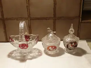 Glasskåle Anna Hütte 1stk50kr 3stk100kr