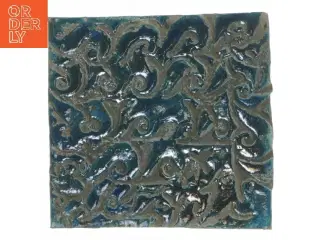 Dekorativ keramisk flise (str. 12,5x12 cm)
