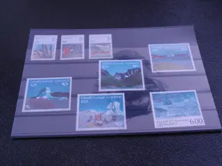 Postfriske Grønlandske Serier. Planche medsendes