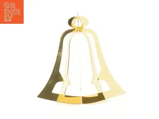 Guld dekorationsklokke (str. 19 cm)