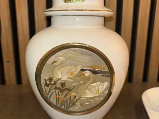 Japansk Chokin vase – 24K guld – Made in Japan